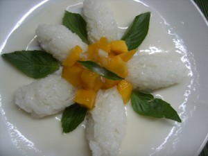 Rezept: Sticky Rice mit Mango