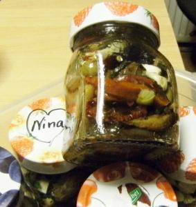 Rezept:Antipasti Vorspeise/ gefüllte Gläser mit Gemüse