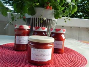 Rezept: Erdbeer Rhabarber Marmelade 2012