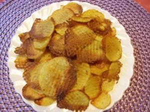 Kartoffelchips selber machen: Rezept für Kartoffelchips im Backofen