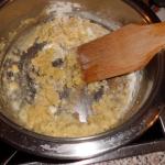 Butter und Mehl anschwitzen für die Mehlschwitze