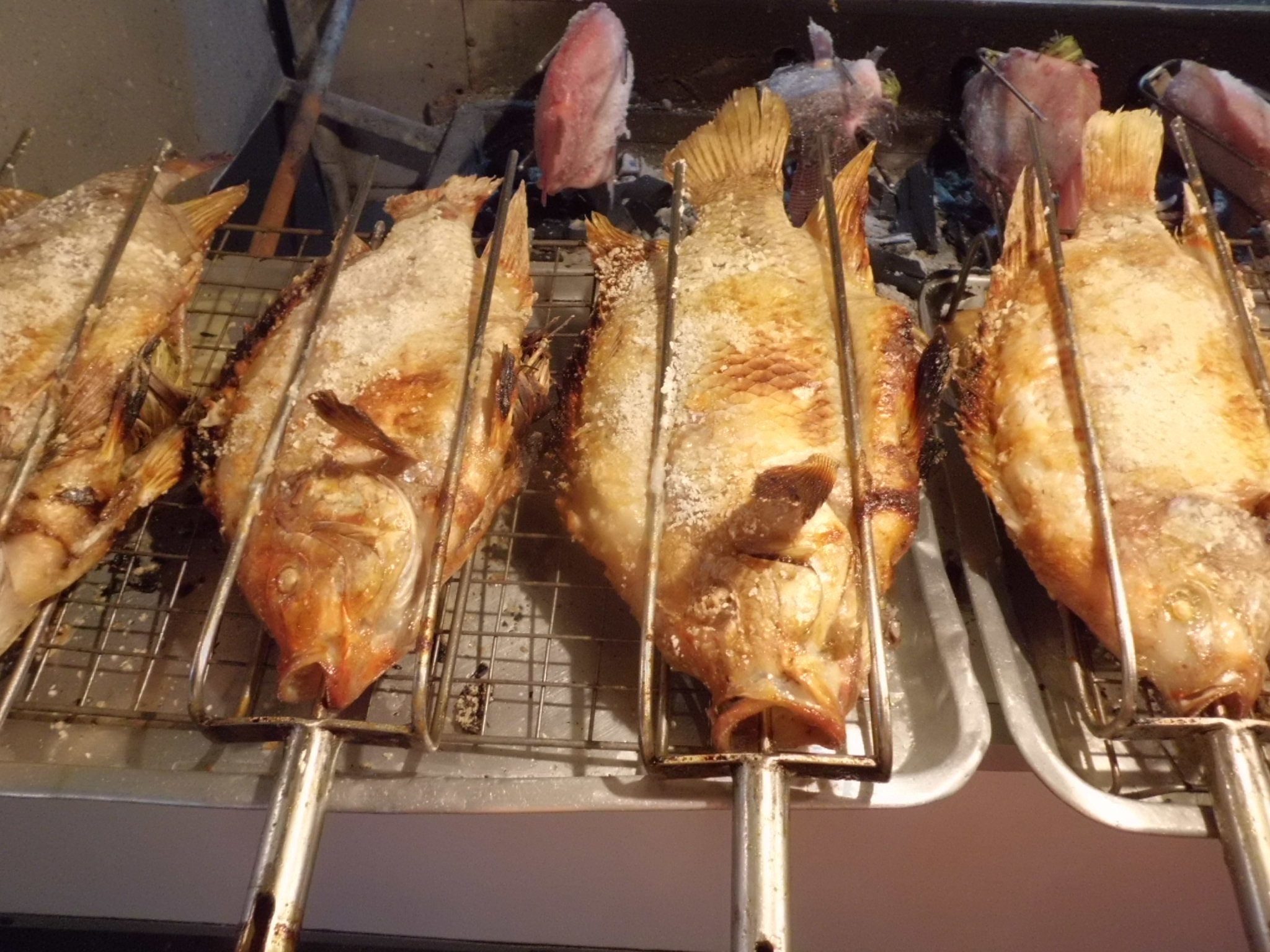 Thailand gegrillter Salzfisch
