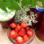 Erdbeer Holunder Marmelade