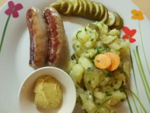 Rezept für bayrischer Kartoffelsalat lauwarm