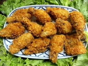 Rezept für Chicken Winks frittiert in Pankomehl(Paniermehl)