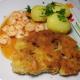 Blumenkohlschnitzel mit Kartoffeln