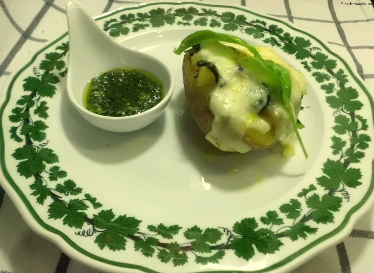 2 gefüllte Kartoffeln - Koch-Rezepte.me