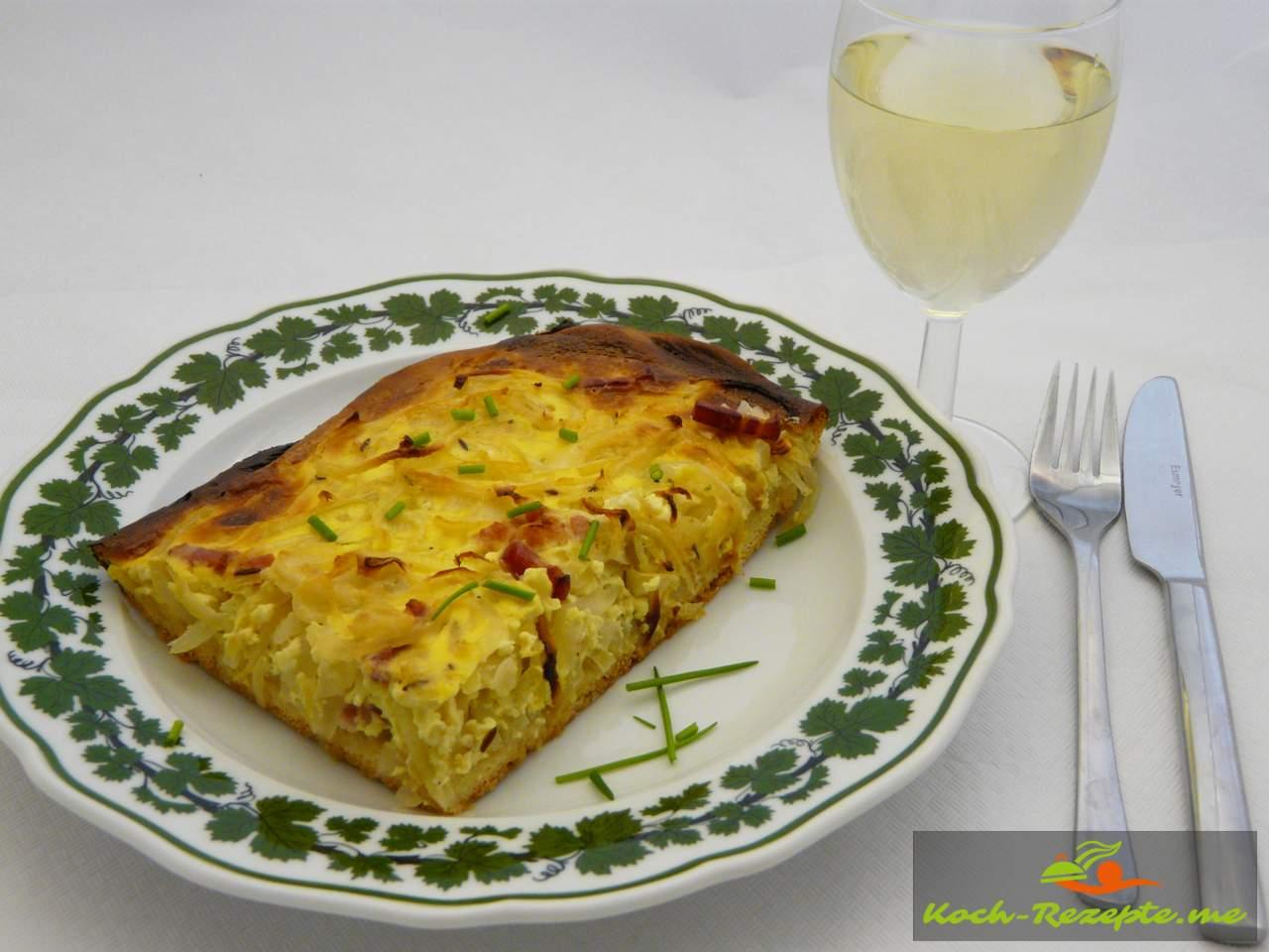 Rezept Schwabischer Zwiebelkuchen Mit Speck Backen 