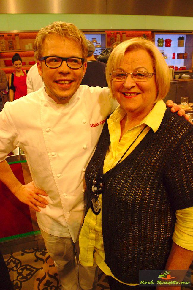 Feines Birnenkompott zu Hirschrücken im Speckmantel.