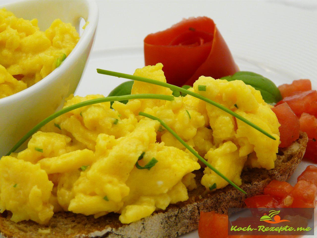 Klassisches Rührei Rezept