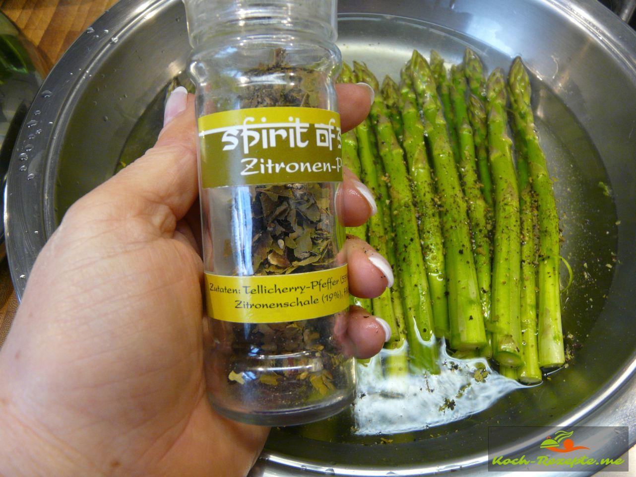 Wraps mit Garnelen Spargel,Kräuterfrischkäse-Meerrettich Dip