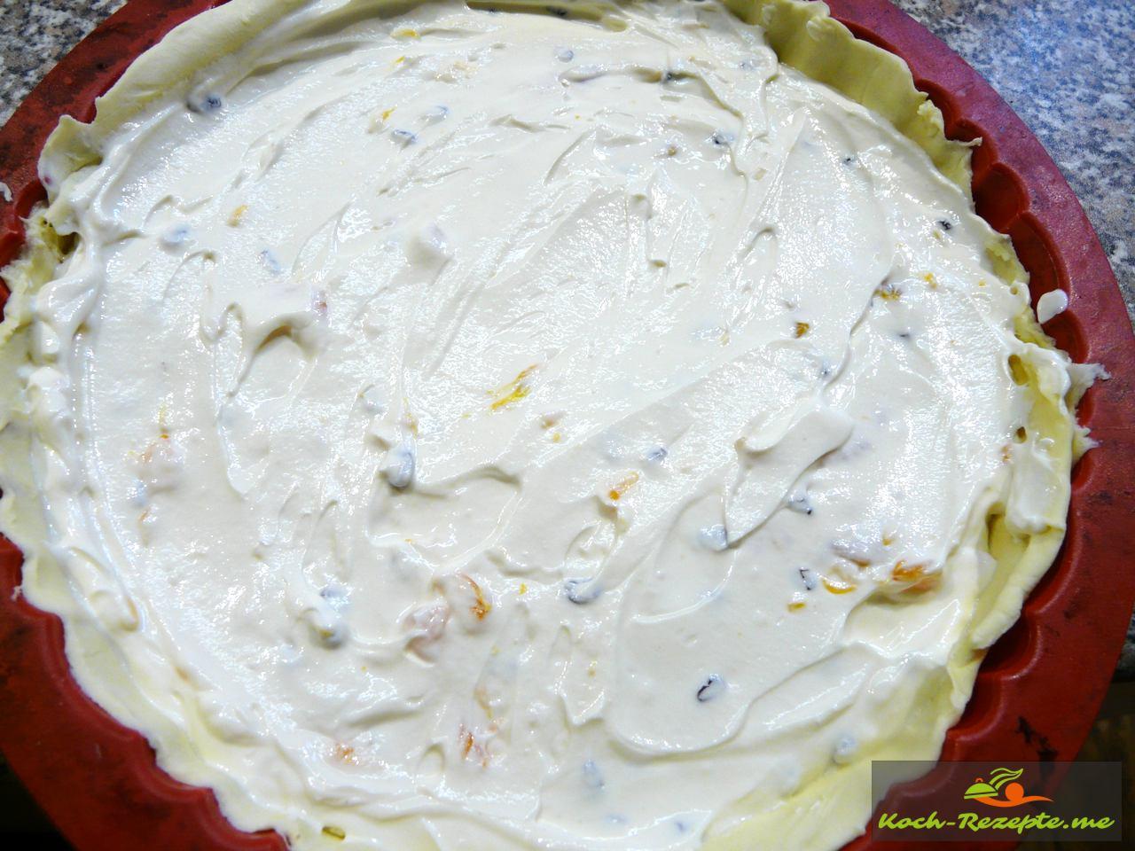 Blätterteig Quark-Mandarinen Torte einfach schnell backen