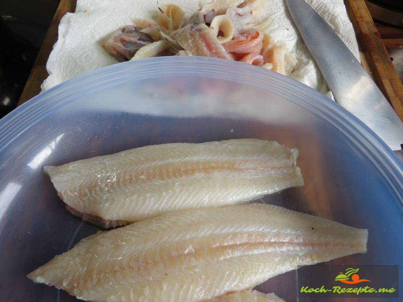 Plattfisch Pecorino Ei Panade mit Vegetable Cous-Cous Beilage